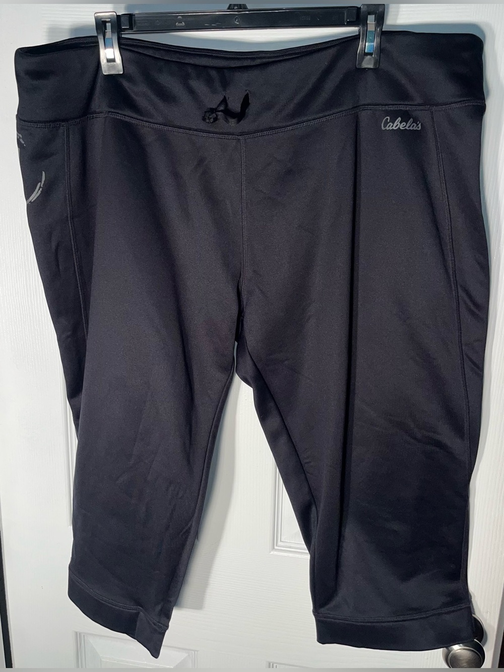 Women’s Cabelas Fleece Lined Capri Size 2XL  Black